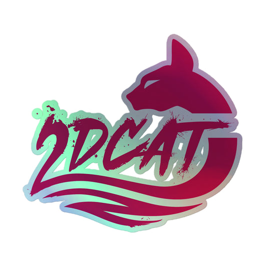 2DCAT Holographic sticker