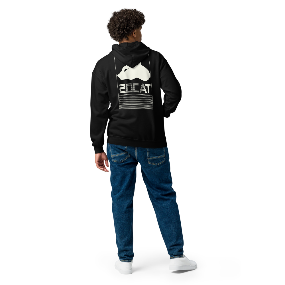 2DCAT Unisex zip hoodie